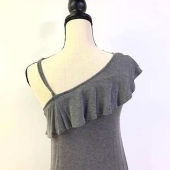 One Shoulder Ruffle Mini Dress size Small - Picture 3 of 5